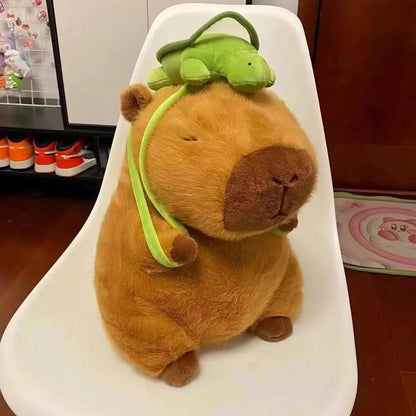 Peluche Capibara con Tortuga