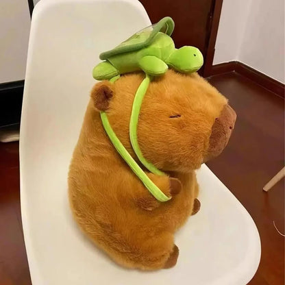 Peluche Capibara con Tortuga